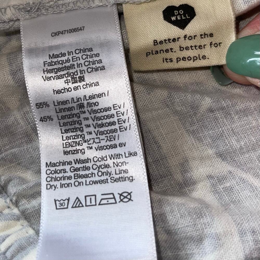 Madewell Linen Skort Tie-Waist - Picture 8 of 10